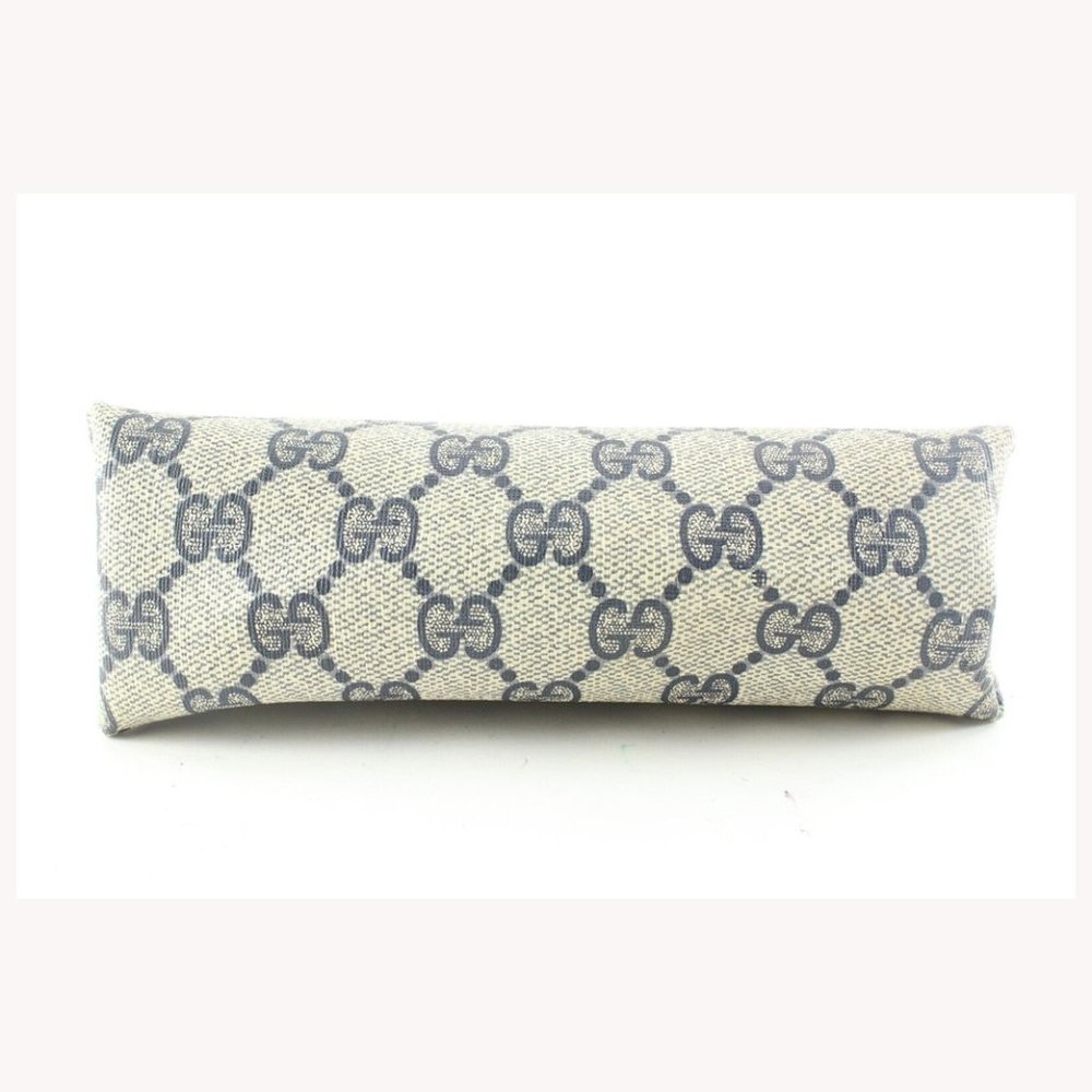 Gucci Navy Supreme GG Zip Pouch Case 1G525C - Picture 8 of 13